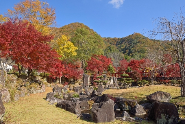 紅葉の名所３　大分の耶馬渓