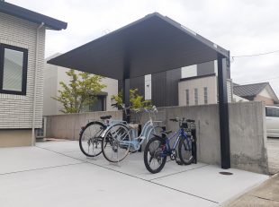 自転車置き場　サイクルポート　